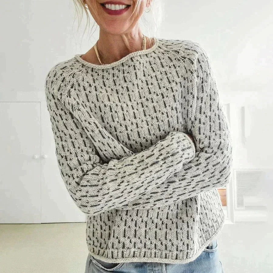 Jula - pull gris élégant