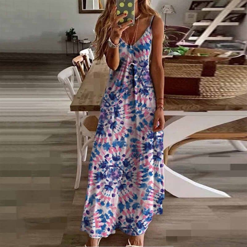 LP | Fashion sleeveless maxi dress