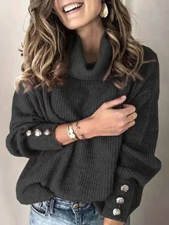 Milana - Pull oversize à taille haute pour femmes