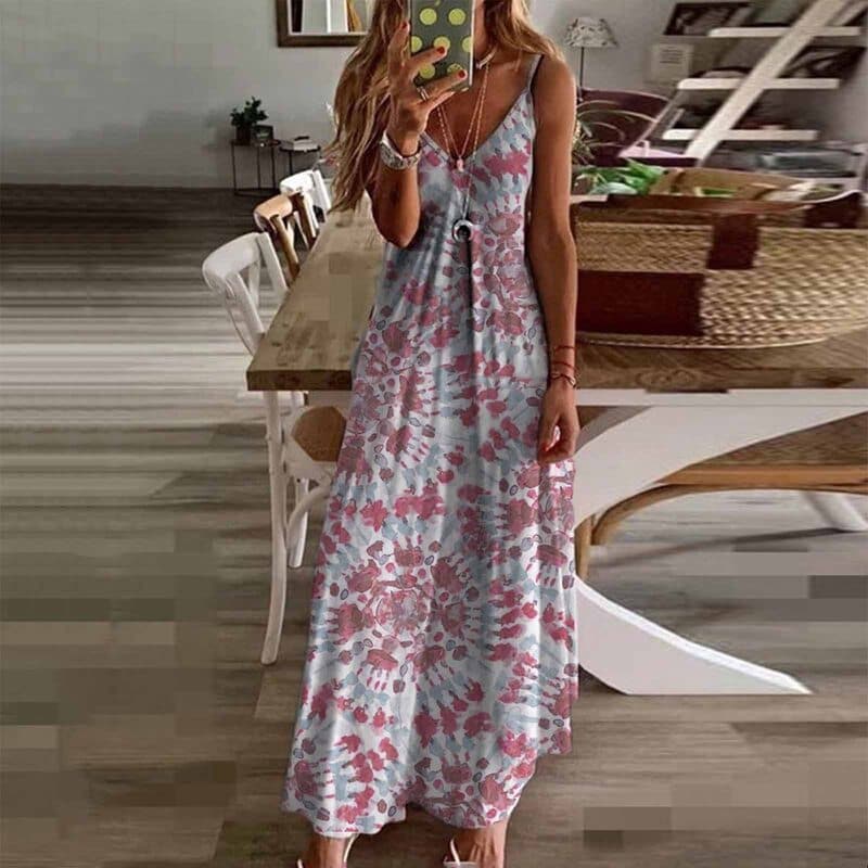 LP | Fashion sleeveless maxi dress