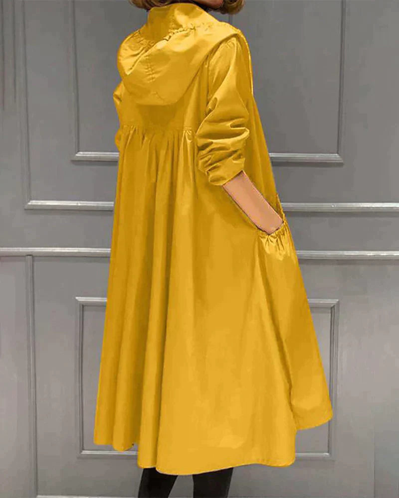 Imperméable chic mi-long pour femmes