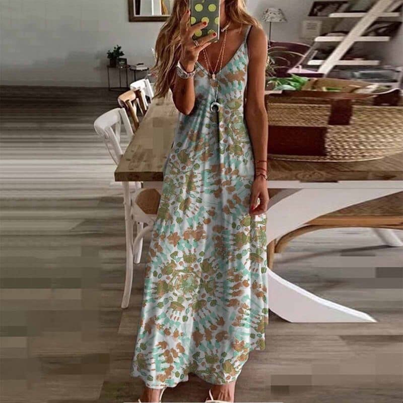 LP | Fashion sleeveless maxi dress