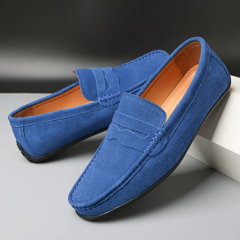 Le Dreux Mocassins en daim