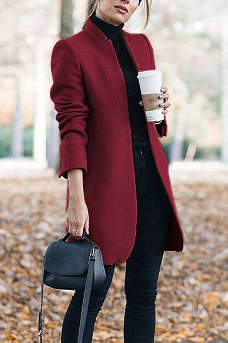 Gwen - Veste élégante à col montant