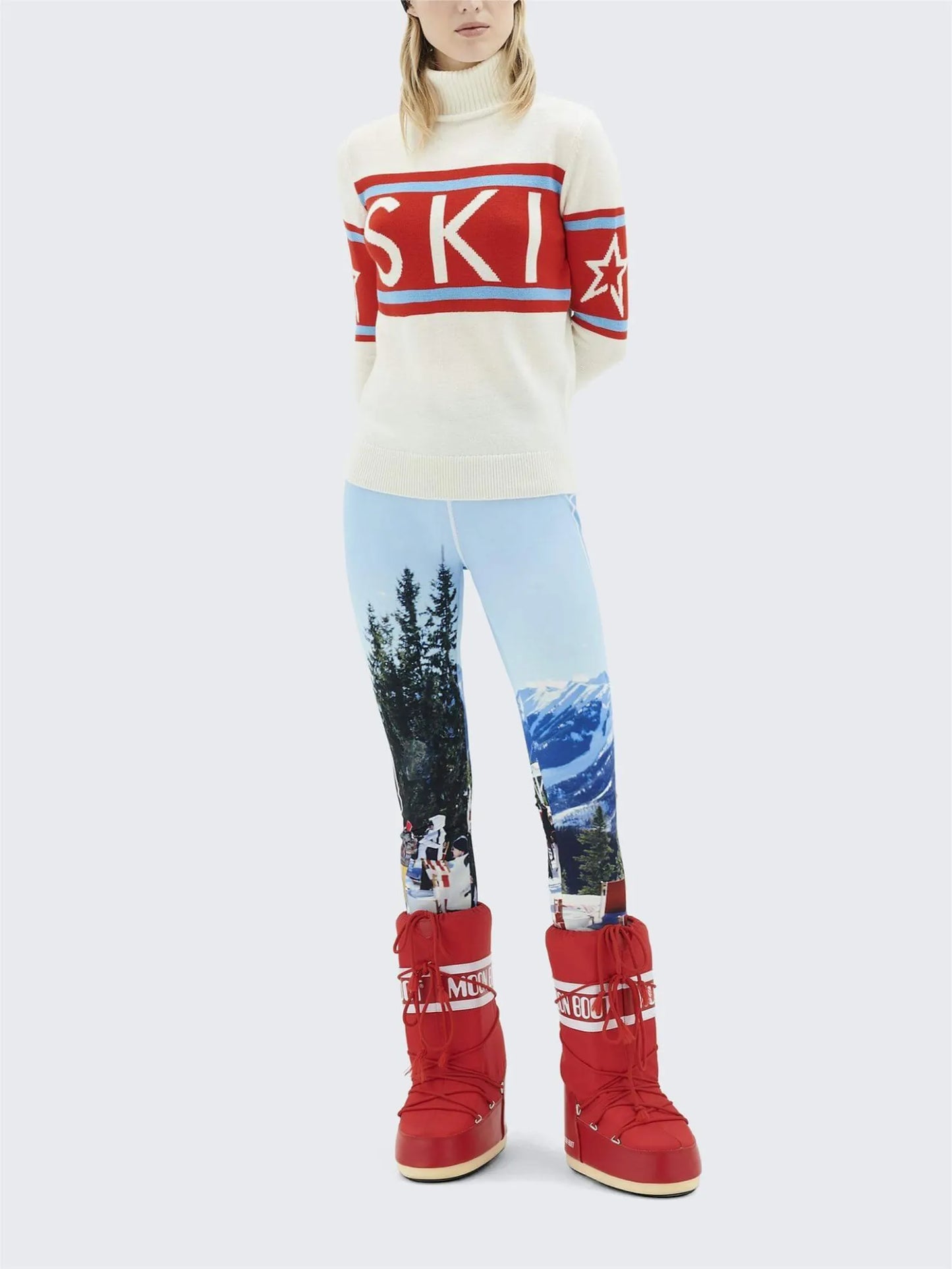 Evangeline - Col roulé Snug Ski pour femmes