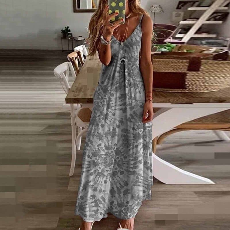 LP | Fashion sleeveless maxi dress