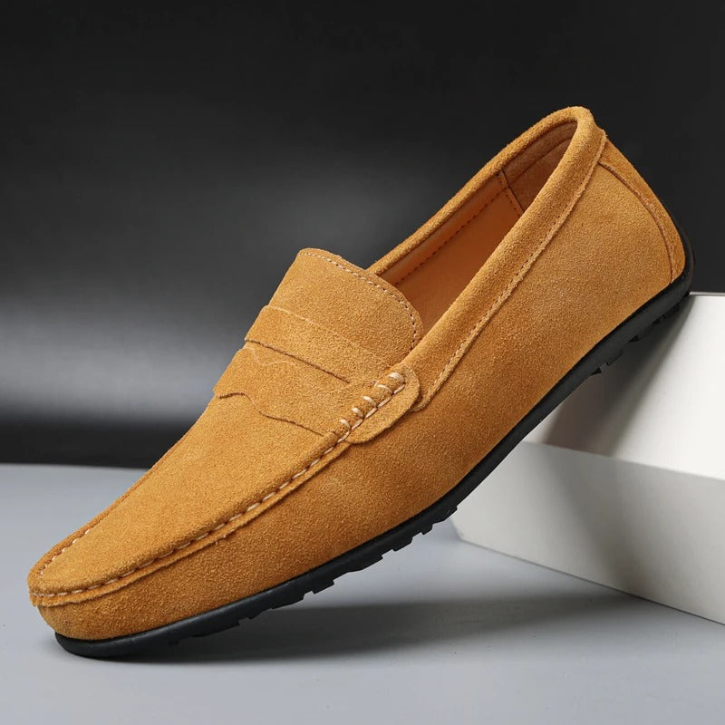 Le Dreux Mocassins en daim