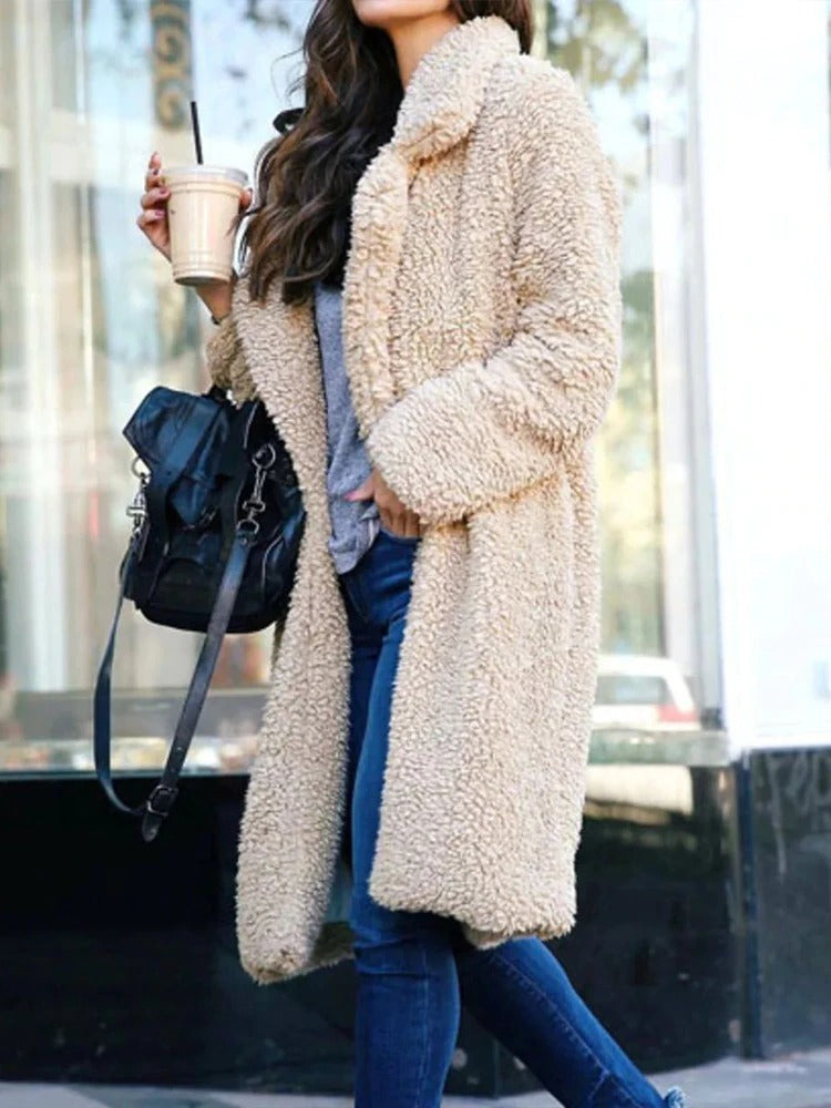 Manteau teddy élégant pour femmes | Romee