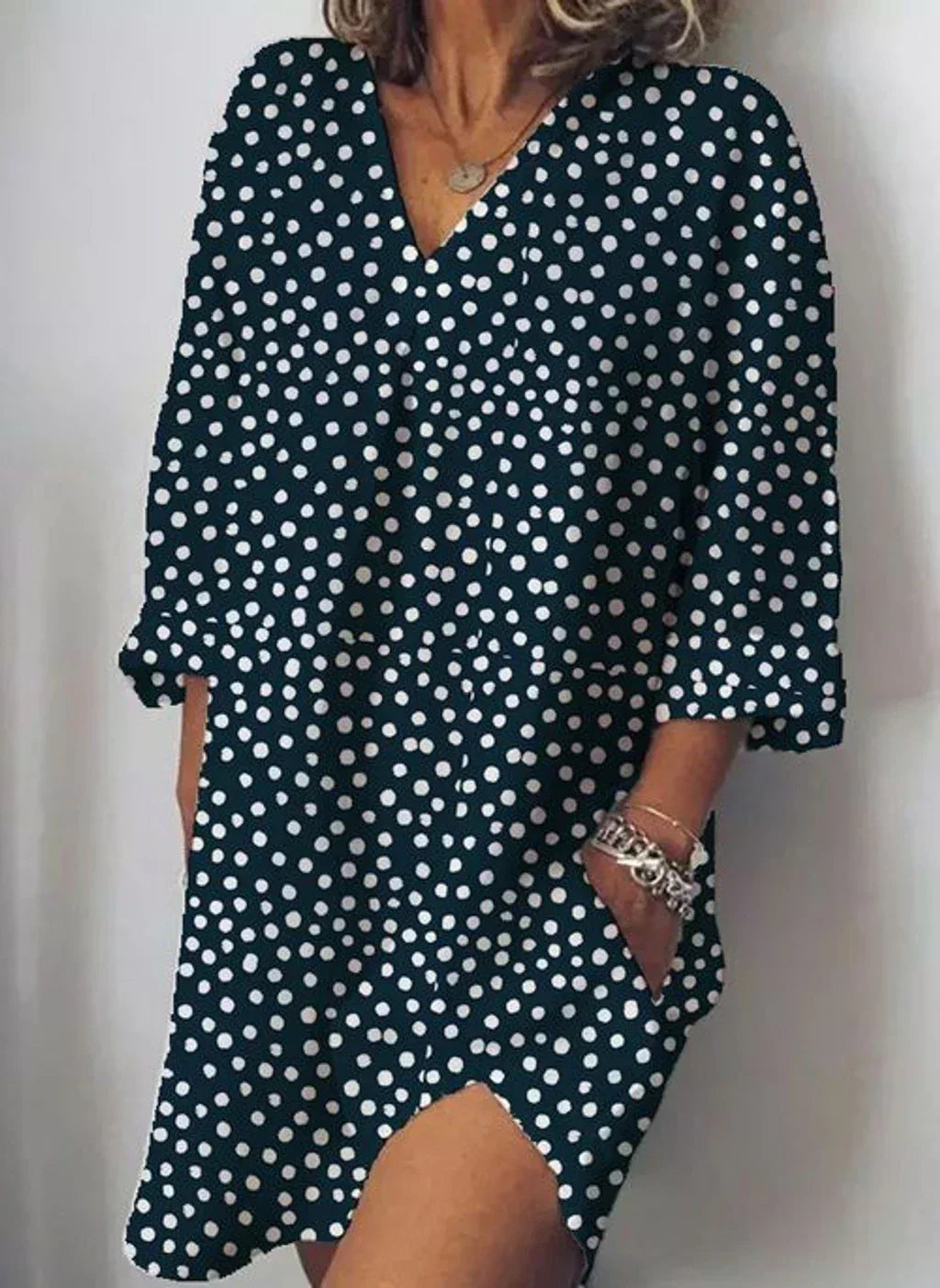 LP | Robe tunique ample et confortable avec motif floral