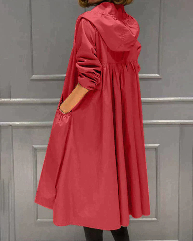 Imperméable chic mi-long pour femmes
