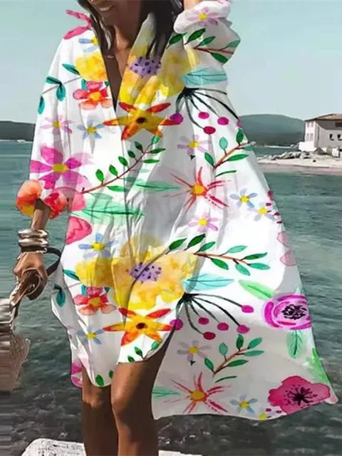 Gitta - Robe florale ��l��gante