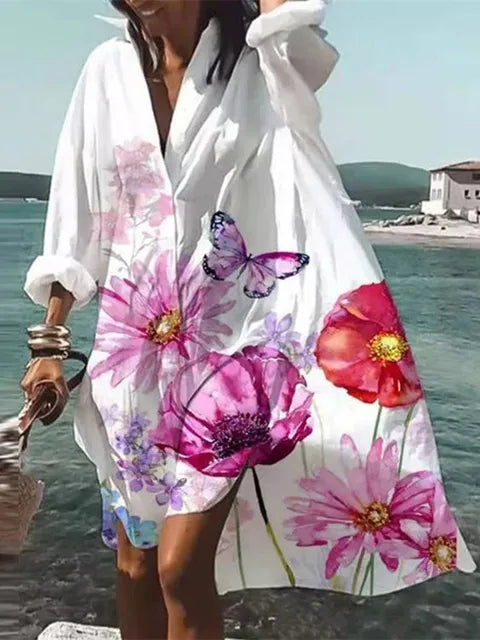 Gitta - Robe florale ��l��gante