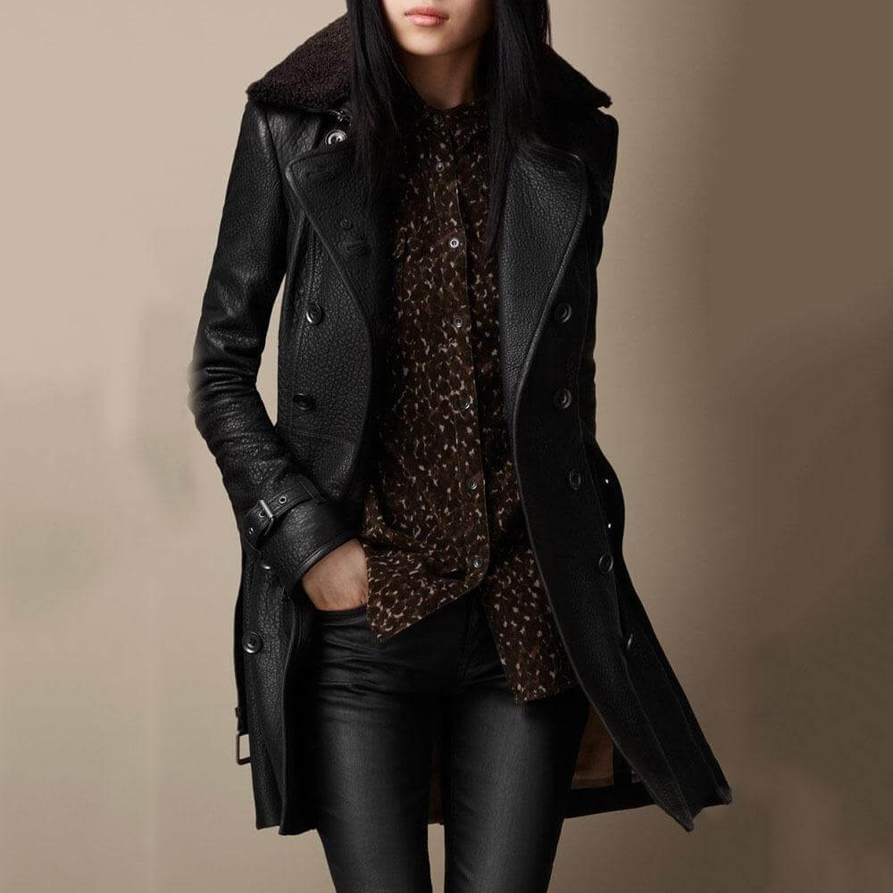Manteau de fourrure chaud pour femme | Marie