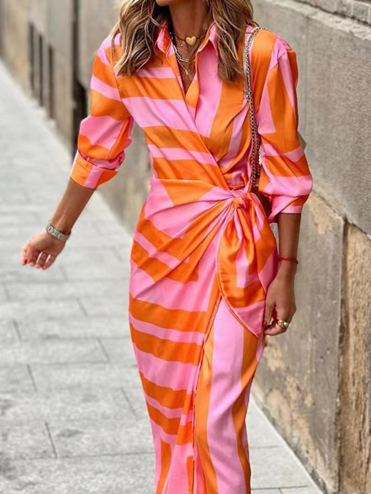 Louisa | Robe d'été avec cache-cœur et collier