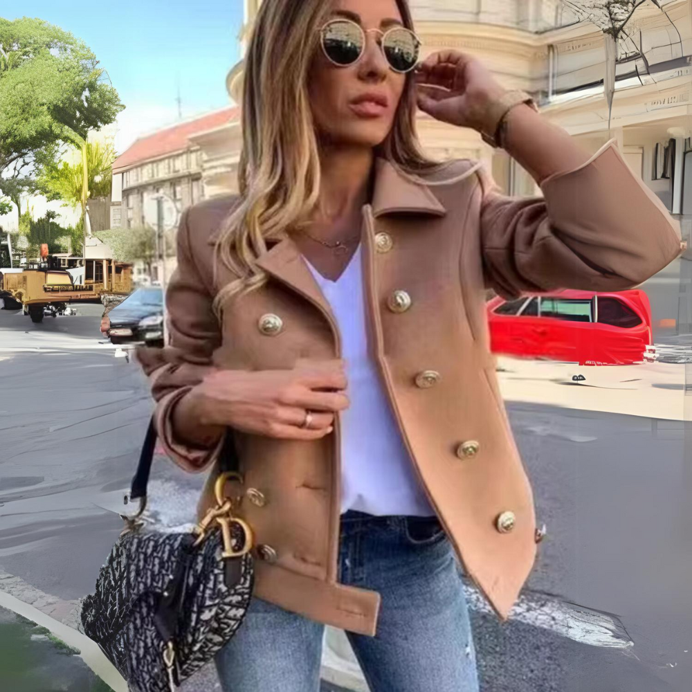 Sandrine - Veste blazer d'hiver décontractée