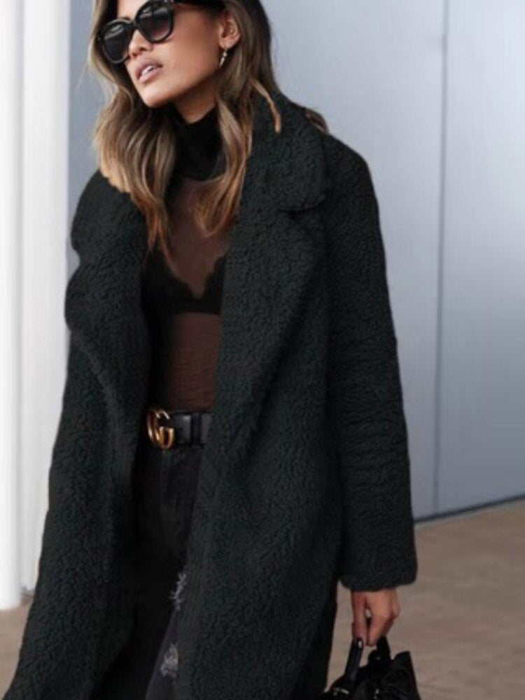 Manteau teddy élégant pour femmes | Romee