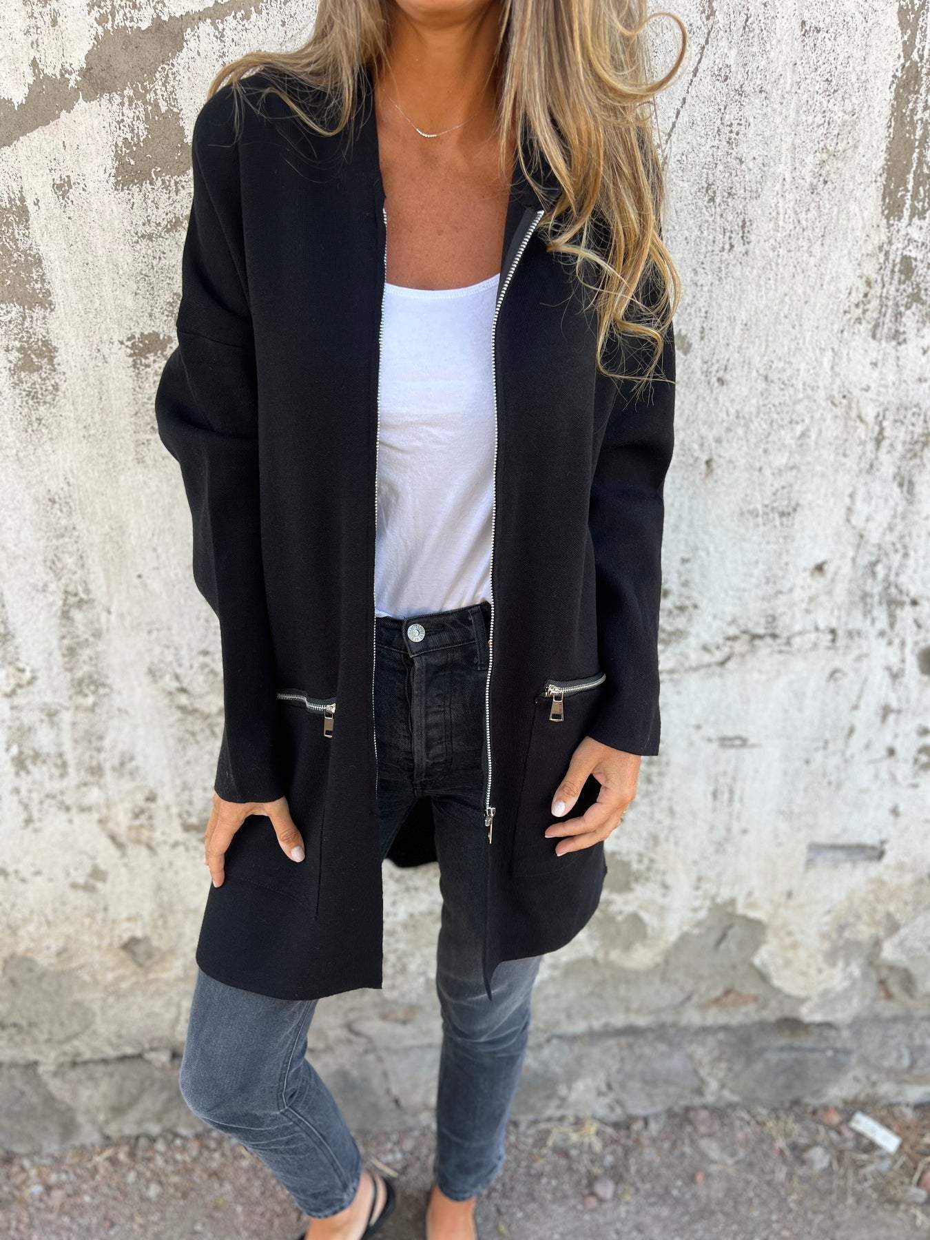 Laurenne | Veste longue moderne pour femme