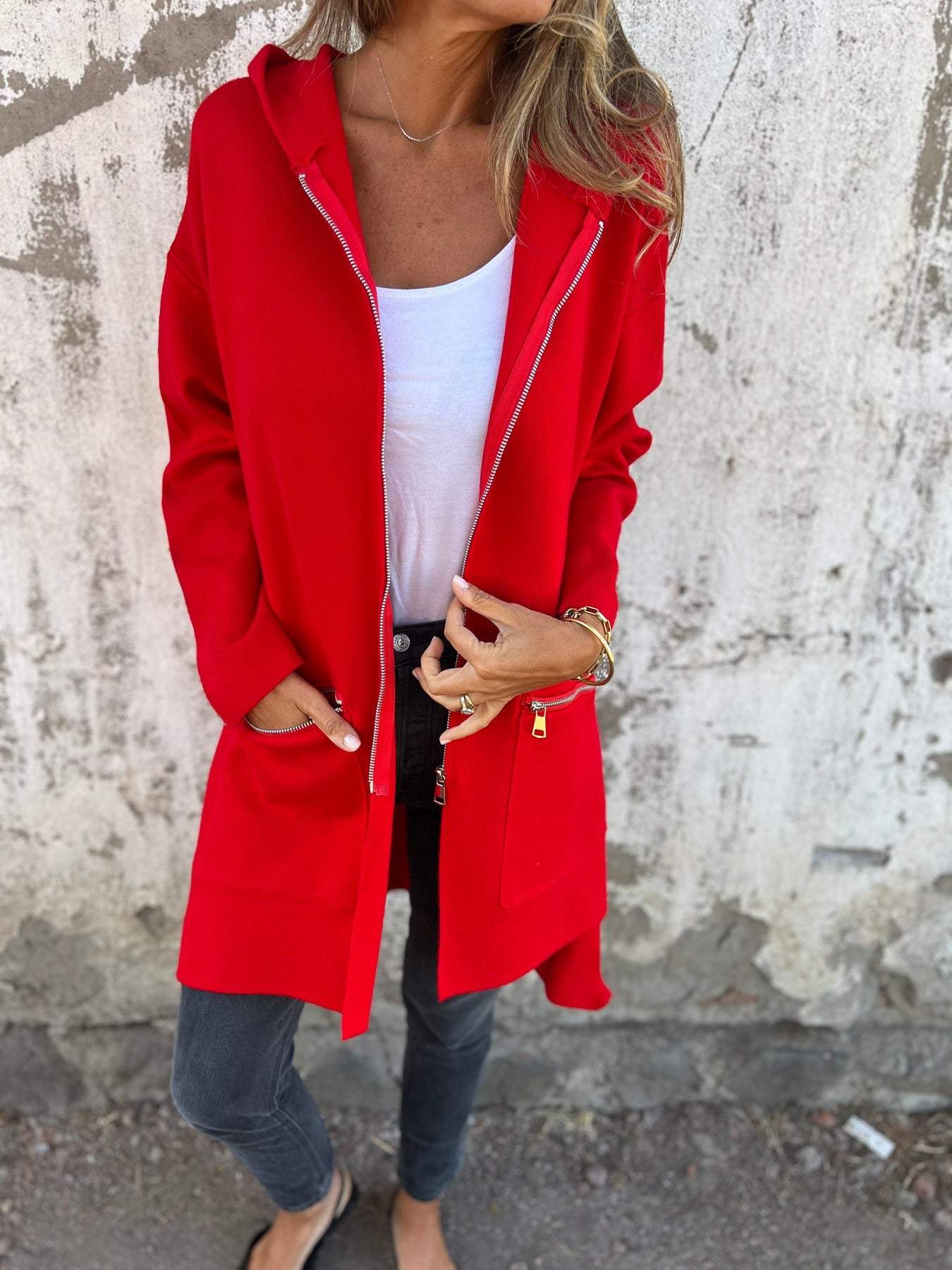 Laurenne | Veste longue moderne pour femme