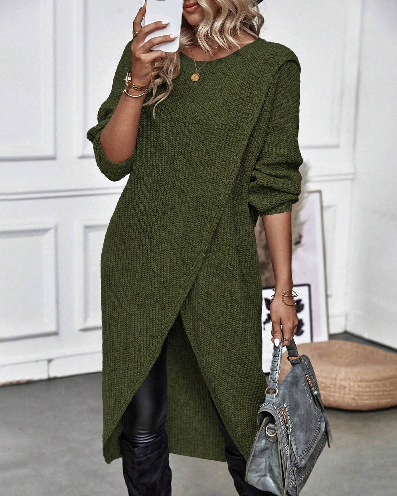 Emma | Robe de couleur unie
