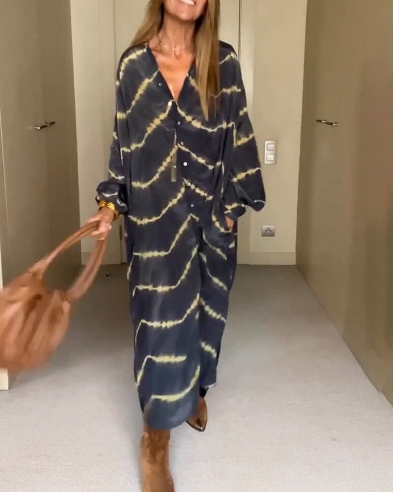 Ishana - Robe ample à encolure pointue