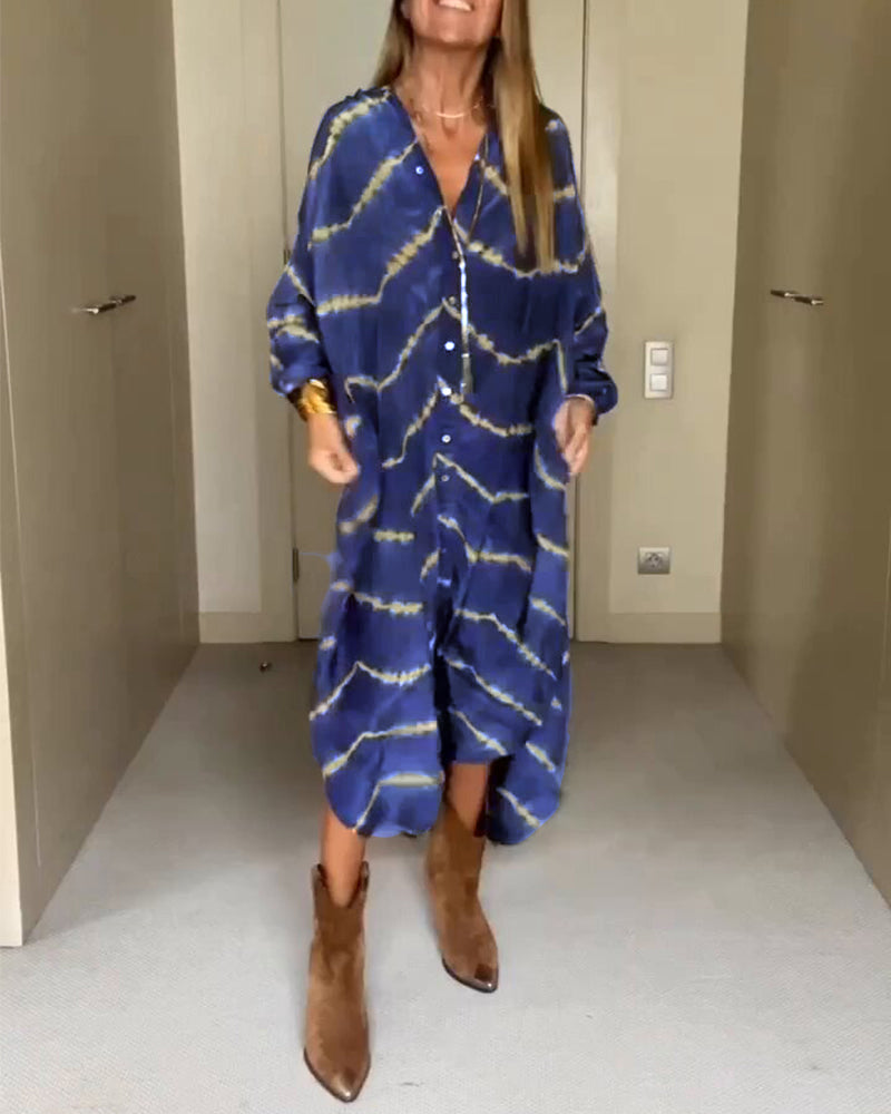 Ishana - Robe ample à encolure pointue