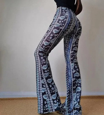 Cara | Pantalon évasé - Imprimés tendance - Coupe flatteuse, tissu confortable