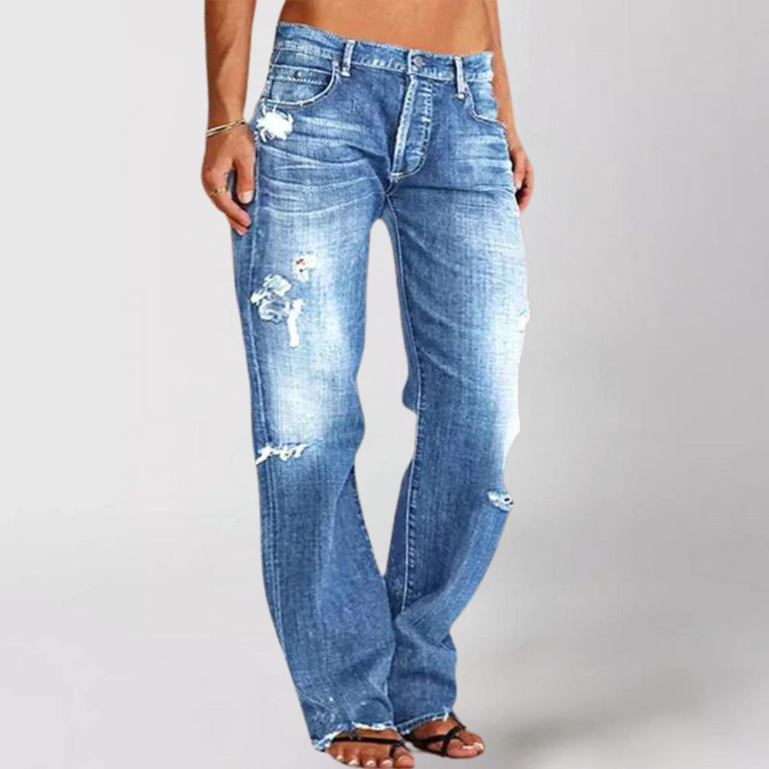 Jeans denim ample et décontracté - Crystie