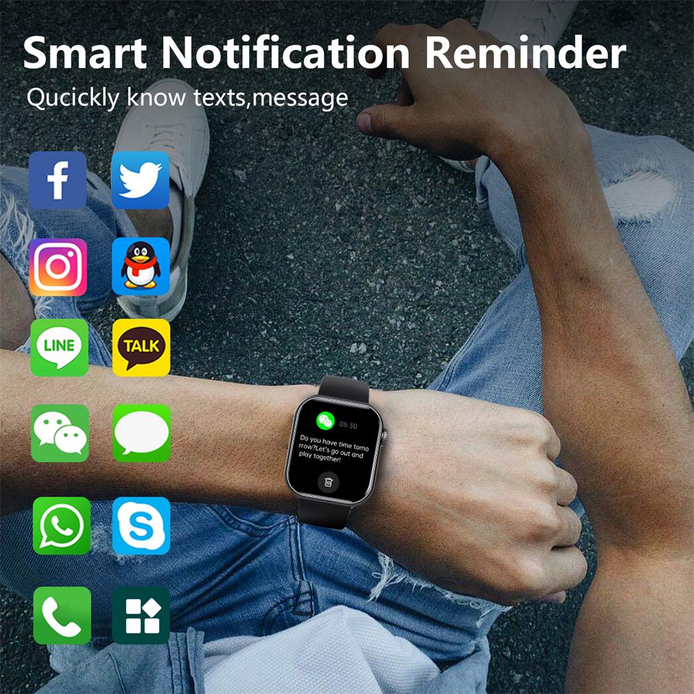 Zelara F57 Blood glucose Blood pressure Heart rate Blood oxygen Sleep monitoring Waterproof smartwatch