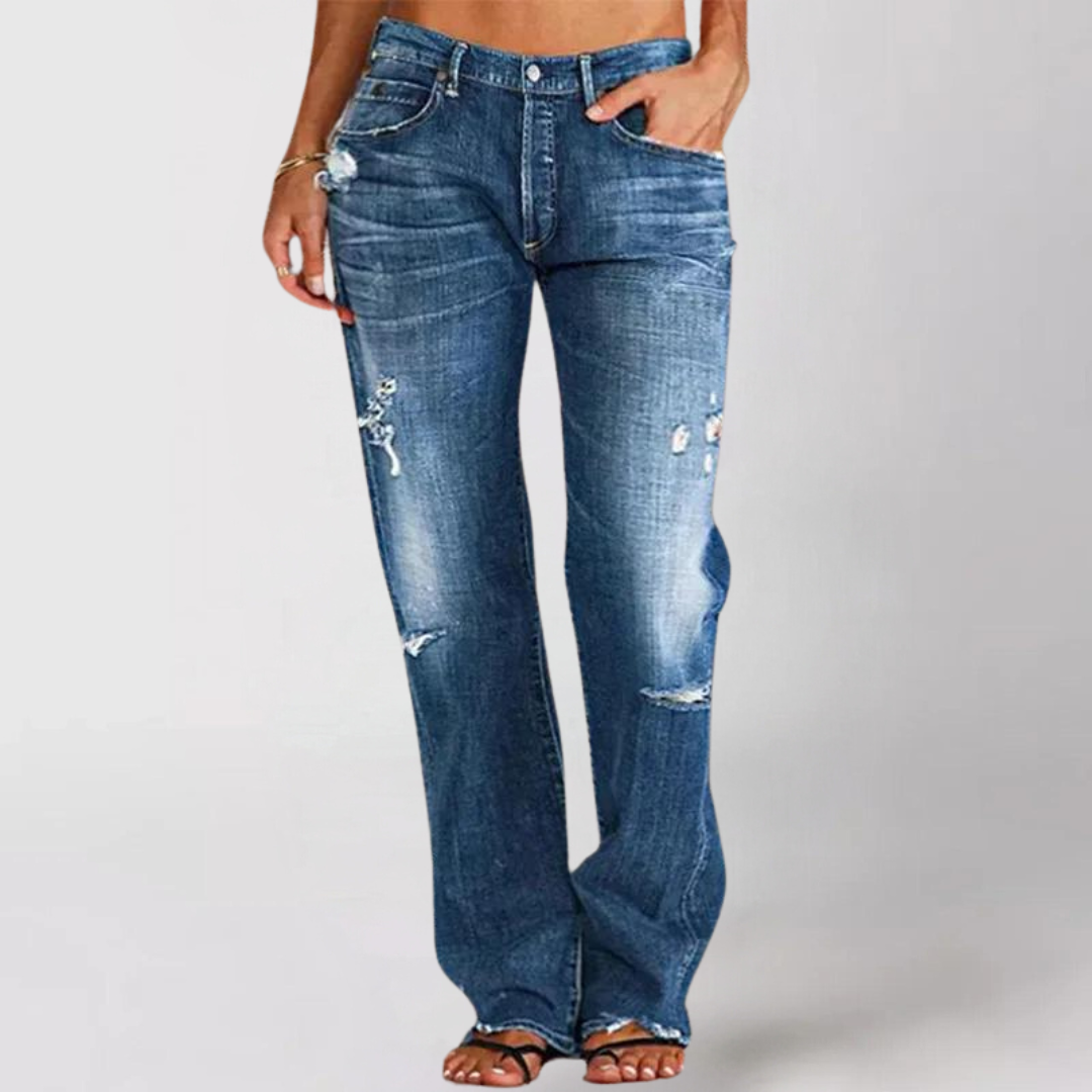 Jeans denim ample et décontracté - Crystie