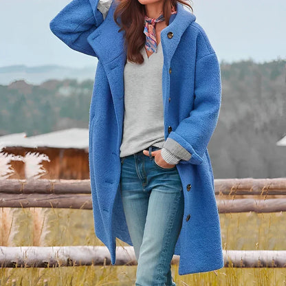 Frannie | manteau long avec capuche