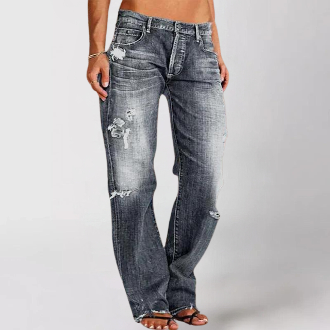 Jeans denim ample et décontracté - Crystie