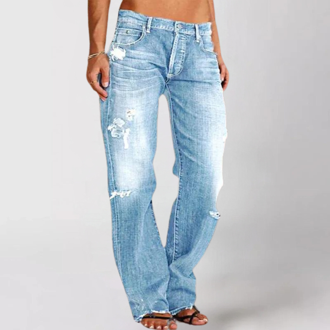 Jeans denim ample et décontracté - Crystie