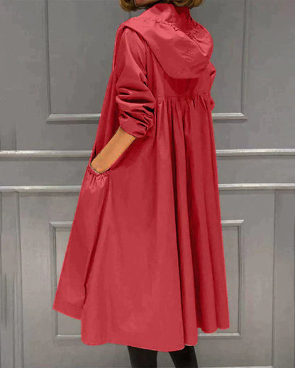 Imperméable chic mi-long pour femmes