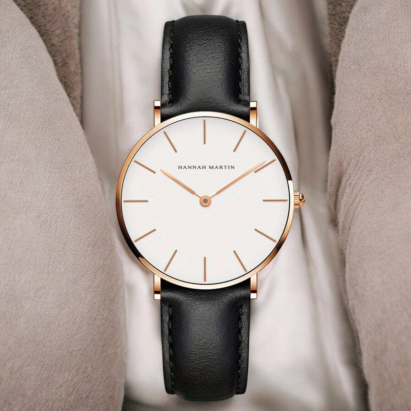 LeatherGleam - Women's Watch