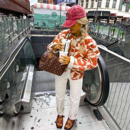 Graciela - veste matelassée à imprimé floral