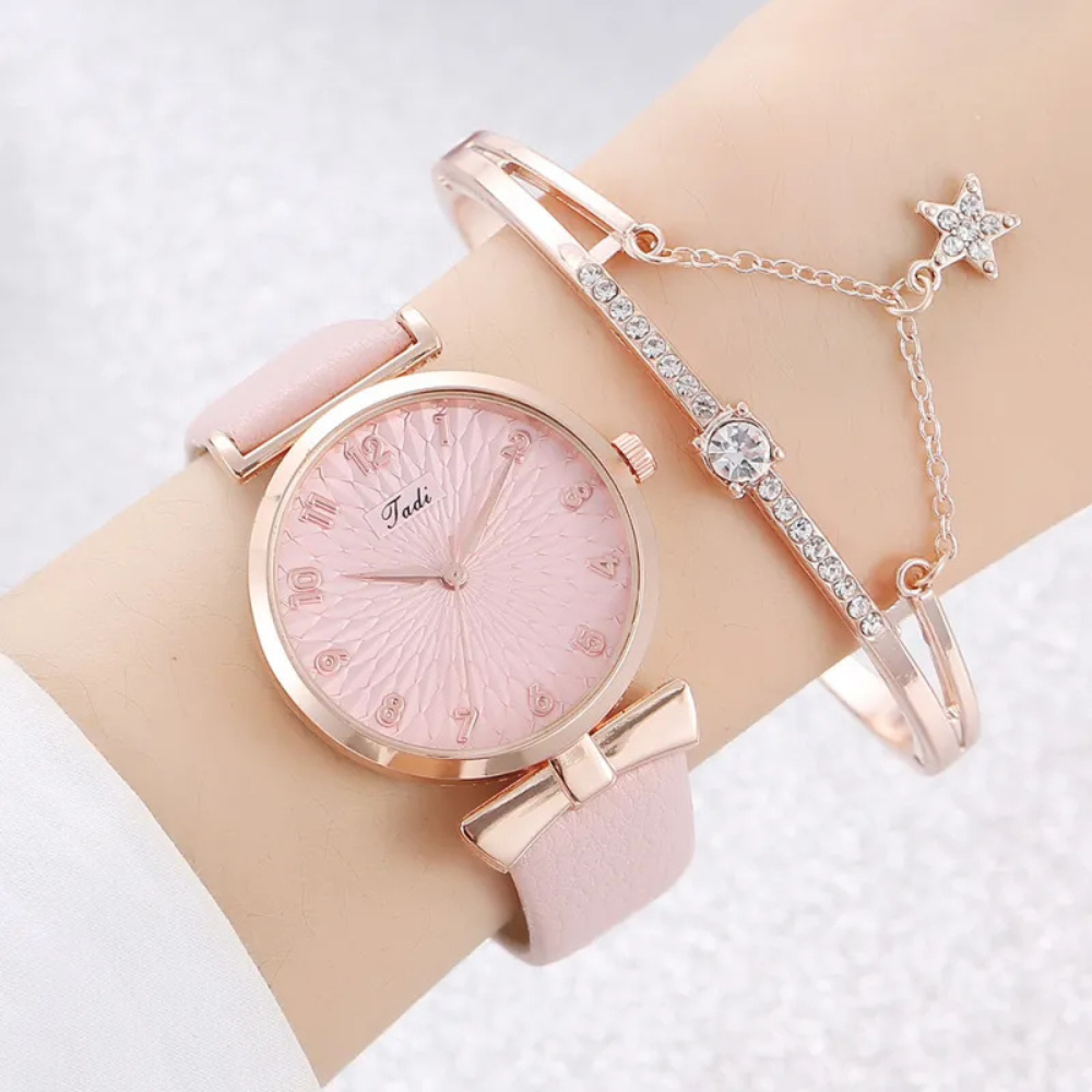 Avenoir | Watch Female Literal Drainage Bracelet Set Watch