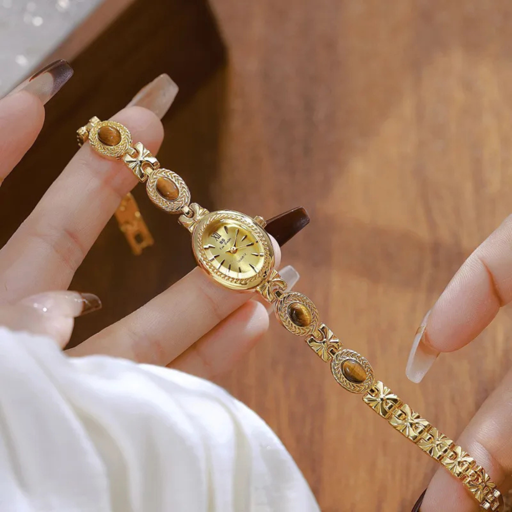 Ayelle | Natural Tigereye Maillard Advanced Chain Watch
