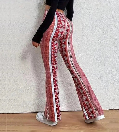 Cara | Pantalon évasé - Imprimés tendance - Coupe flatteuse, tissu confortable