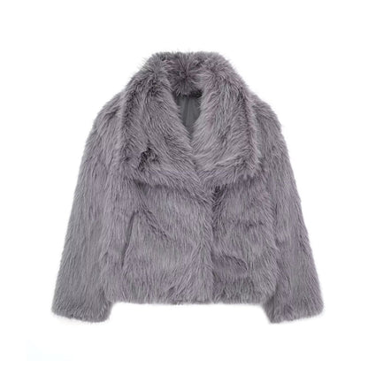 Evriel | Manteau en fausse fourrure