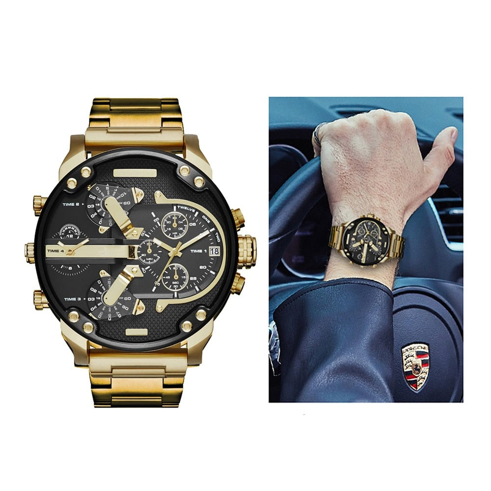 Analog quartz watch