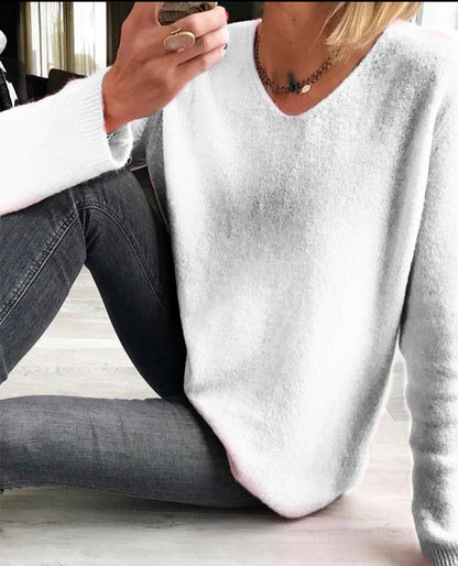 Jacobs | Pull à manches longues uni simple