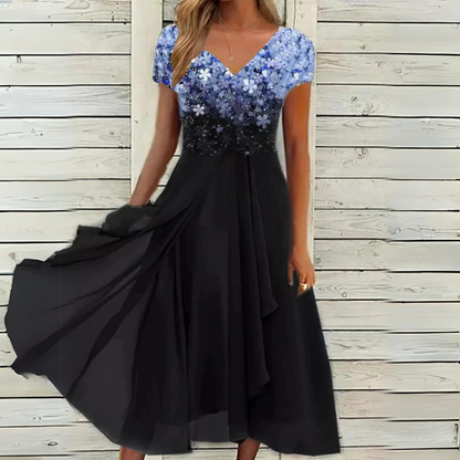 Lexi - Robe féminine chic en mousseline