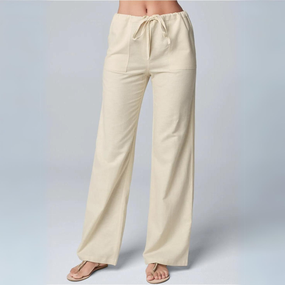 Mae | Pantalon en lin et coton