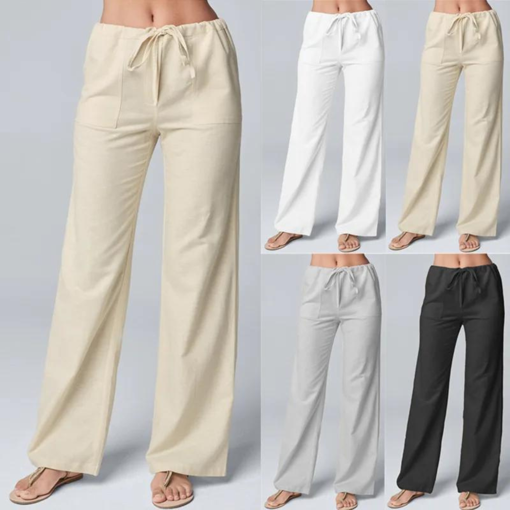 Mae | Pantalon en lin et coton