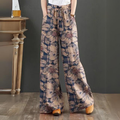 Laurence | Pantalon bohème avec ceinture élastique