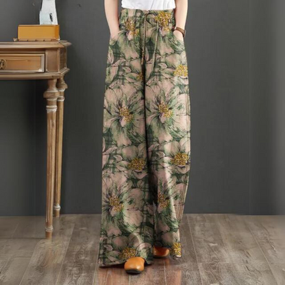 Laurence | Pantalon bohème avec ceinture élastique