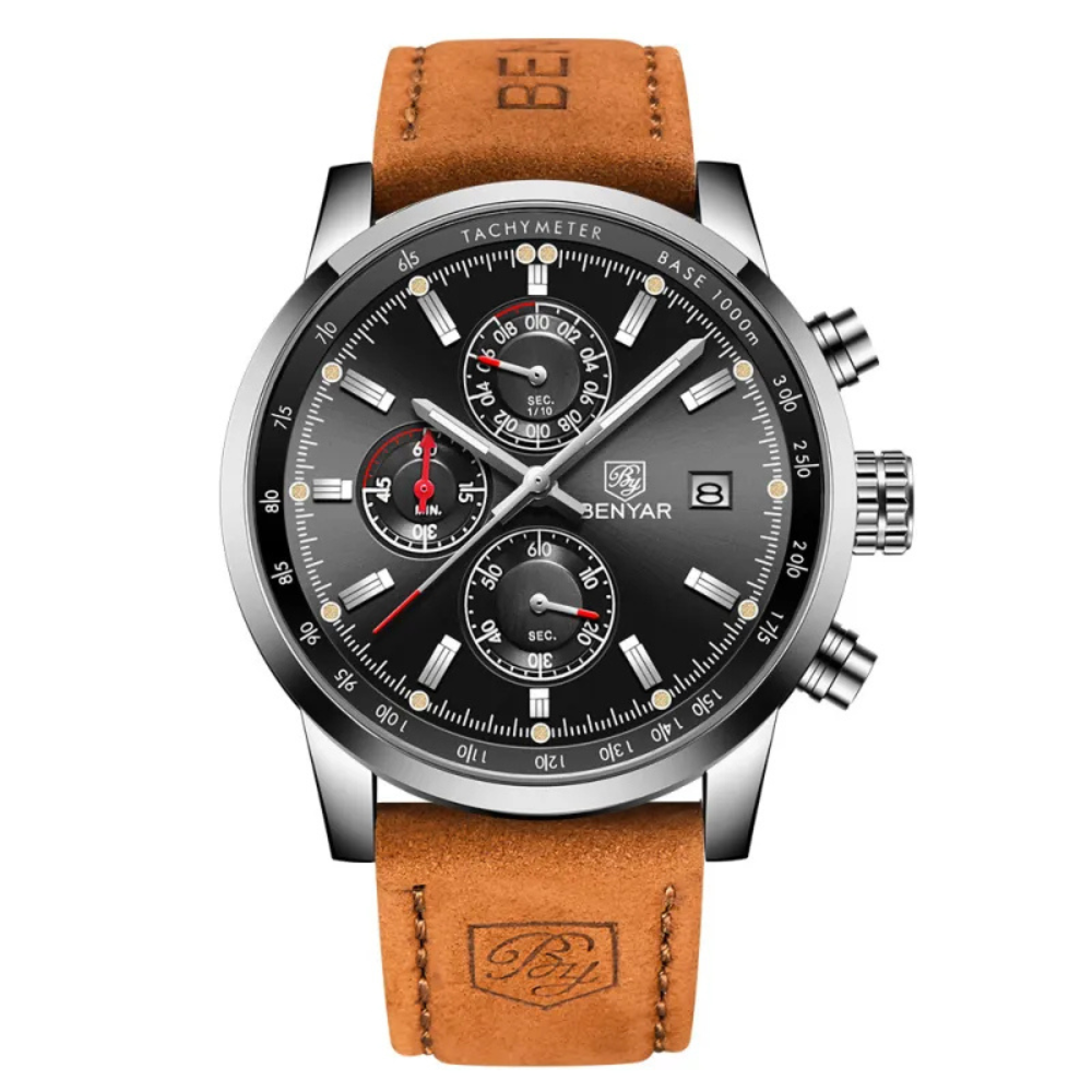 Axiom | Luxury Quartz Leather Watch for Men