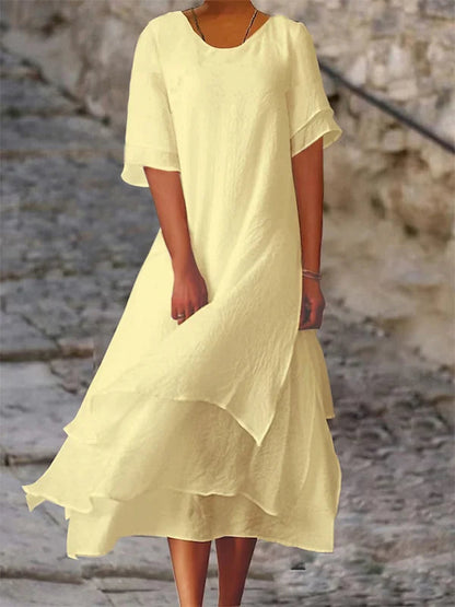 Nara - Robe élégante et chic avec superpositions