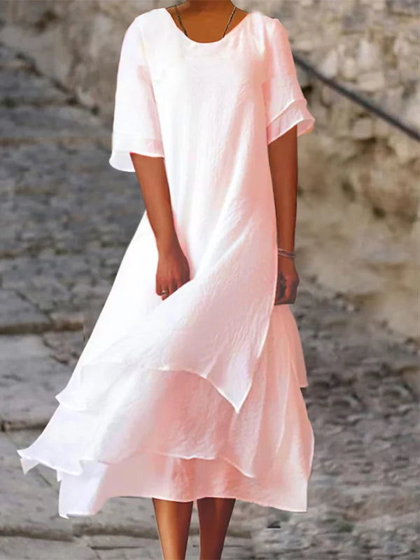 Nara - Robe élégante et chic avec superpositions