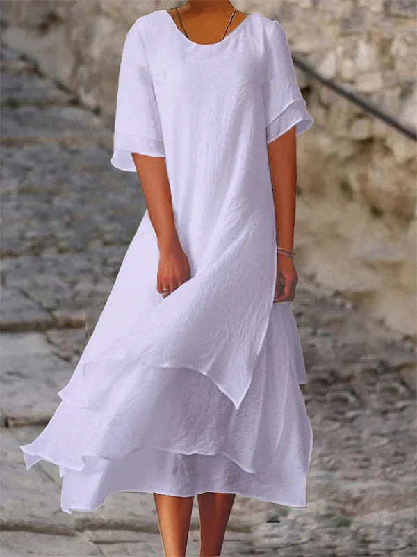 Nara - Robe élégante et chic avec superpositions